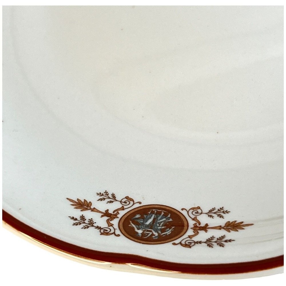 Vintage Syracuse China Restaurant Dinner Plate Grecian Pattern Scalloped 9 Inch - Picture 4 of 6